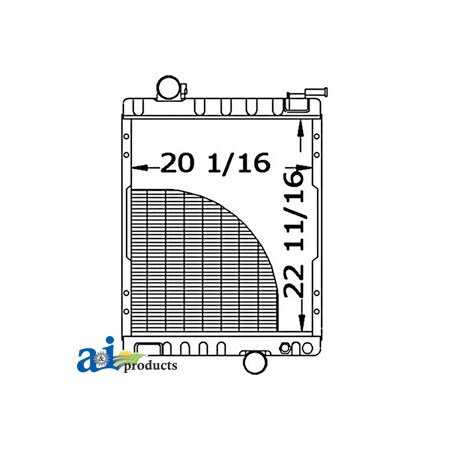 A & I Products Radiator 23" x33" x10" A-RE67333